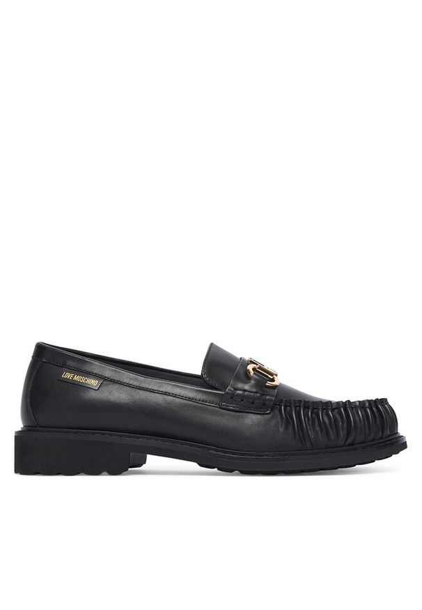 Love Moschino - Mokasyny LOVE MOSCHINO. Kolor: czarny