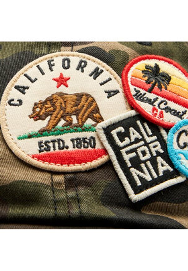 American Needle Czapka z daszkiem Iconic - CALI SMU705A-CALI Zielony. Kolor: zielony. Materiał: bawełna