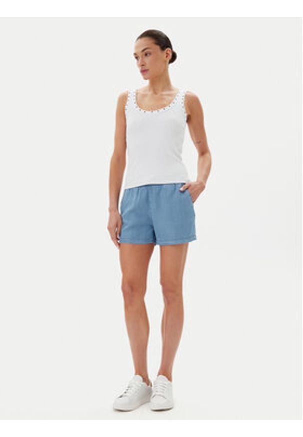 only - ONLY Szorty materiałowe Pema 15226321 Niebieski Relaxed Fit. Kolor: niebieski. Materiał: lyocell