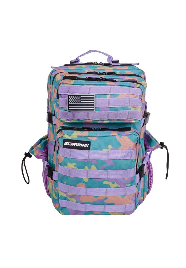 ELITEX TRAINING - Plecak outdoorowy V1 Rainbow 45L. Kolor: czerwony, wielokolorowy, różowy