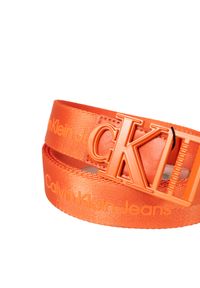 Calvin Klein Jeans Pasek | K50K510475 SCB | Mężczyzna | Pomarańczowy. Kolor: pomarańczowy. Materiał: poliester. Styl: casual, elegancki #4