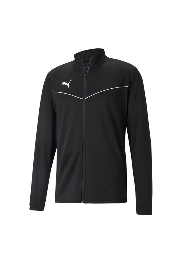 Puma - Męska Kurtka Treningowa TeamRISE. Kolor: czarny. Sport: turystyka piesza