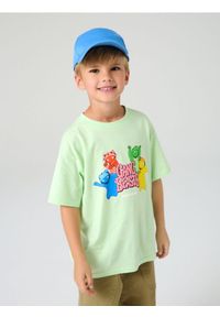 Sinsay - Koszulka Gang Beast - zielony. Kolor: zielony #1