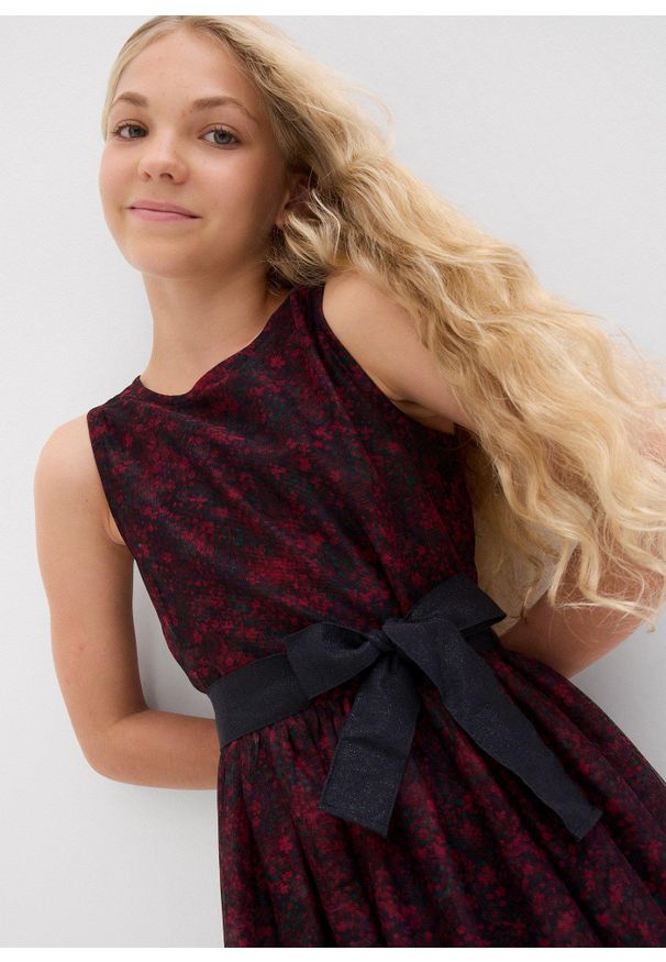 bonprix - Sukienka midi. Kolor: czarny. Długość: midi