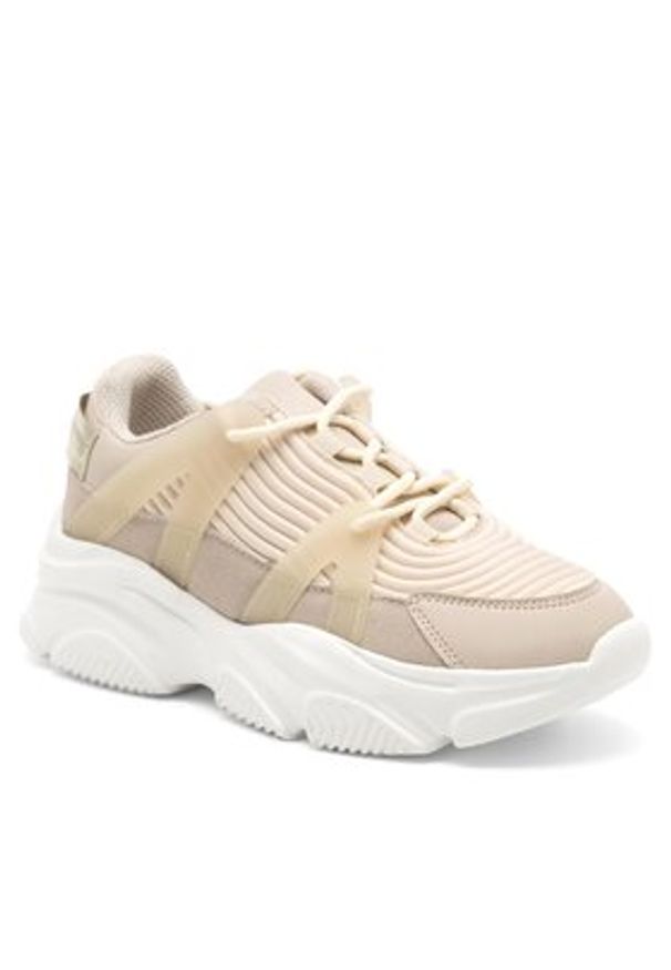DeeZee Sneakersy FAY WAG1250009A Beżowy. Kolor: beżowy. Materiał: materiał