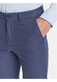 BOSS Chinosy P-Kaiton1 50543945 Błękitny Slim Fit. Kolor: niebieski. Materiał: bawełna #4