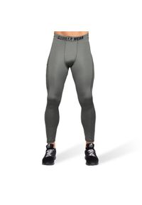 GORILLA WEAR - Legginsy fitness męskie Gorilla Wear Smart Tights. Kolor: szary. Sport: fitness #1