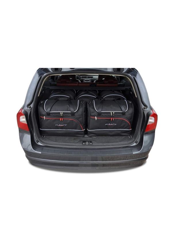 KJUST - Torby Do Bagażnika Volvo V70 2007-2016 5Szt Kjust. Kolor: czarny. Styl: sportowy