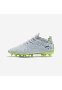KIPSTA - Buty piłkarskie Kipsta Viralto III Elite FG Mutiny Unboxing Experience. Nosek buta: okrągły. Kolor: zielony, żółty, wielokolorowy, różowy, biały, czerwony. Materiał: dzianina, zamsz, mesh, syntetyk. Szerokość cholewki: normalna. Sport: piłka nożna