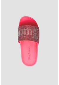 Juicy Couture - JUICY COUTURE Różowe klapki Donna Diamante Slider, Rozmiar 37. Kolor: różowy #5