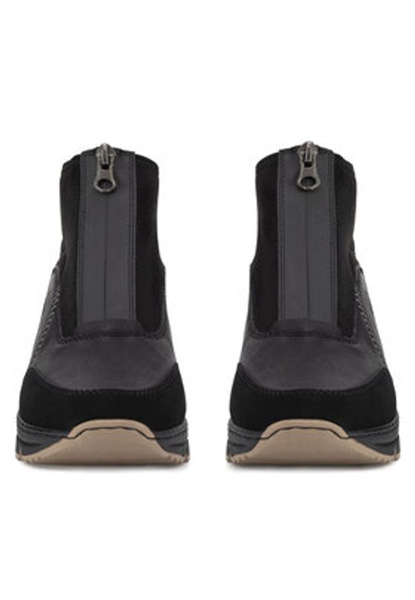 Rieker Sneakersy N6361-00 Czarny. Kolor: czarny. Materiał: materiał