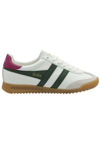 Damskie skórzane buty sportowe Gola Torpedo. Okazja: na co dzień. Kolor: biały. Materiał: skóra. Sport: turystyka piesza #1