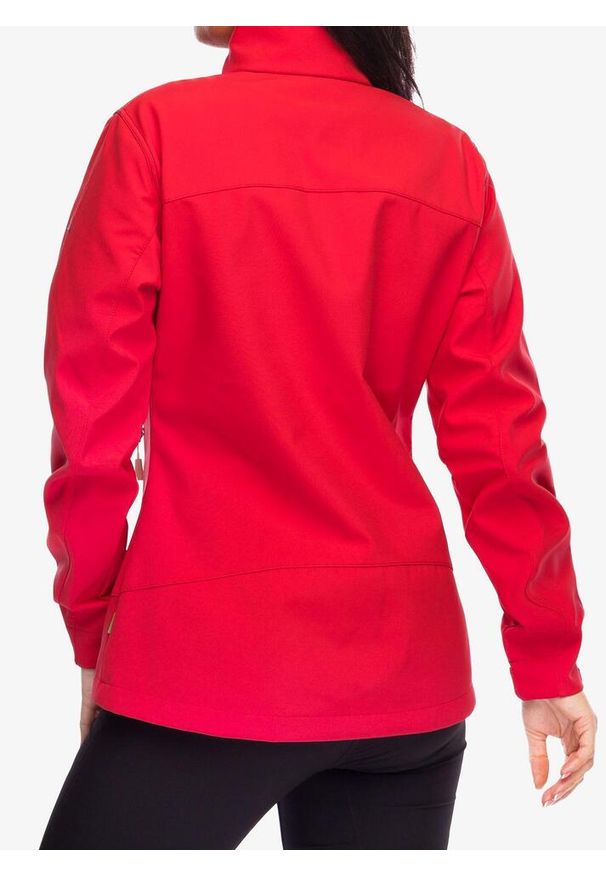 Kurtka softshell damska Vaude Cyclone Jacket VI. Kolor: czerwony. Materiał: softshell