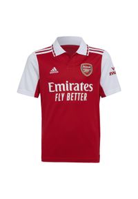 Adidas - Arsenal 22/23 Home Jersey. Kolor: biały, czerwony, wielokolorowy. Materiał: jersey. Sport: piłka nożna