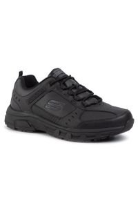 skechers - Sneakersy Skechers Redwick 51896/BBK Black. Kolor: czarny. Materiał: skóra
