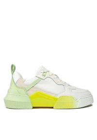 Calvin Klein Jeans Sneakersy Chunky Cupsole 2.0 Lth Ml Sat YW0YW01306 Zielony. Kolor: zielony. Materiał: skóra