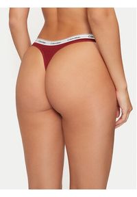 Calvin Klein Underwear Komplet 3 par stringów 000QD5209E Kolorowy. Materiał: bawełna. Wzór: kolorowy