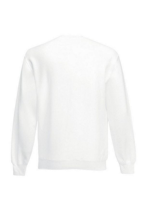 FRUIT OF THE LOOM - Klasyczna Bluza Rozpinana Dla Dorosłych Unisex. Kolor: biały