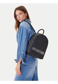Love Moschino - LOVE MOSCHINO Plecak JC4193PP0NKD000B Czarny. Kolor: czarny. Materiał: skóra