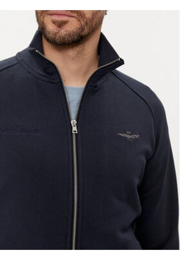Aeronautica Militare Bluza 241FE1860F537 Granatowy Regular Fit. Kolor: niebieski. Materiał: bawełna