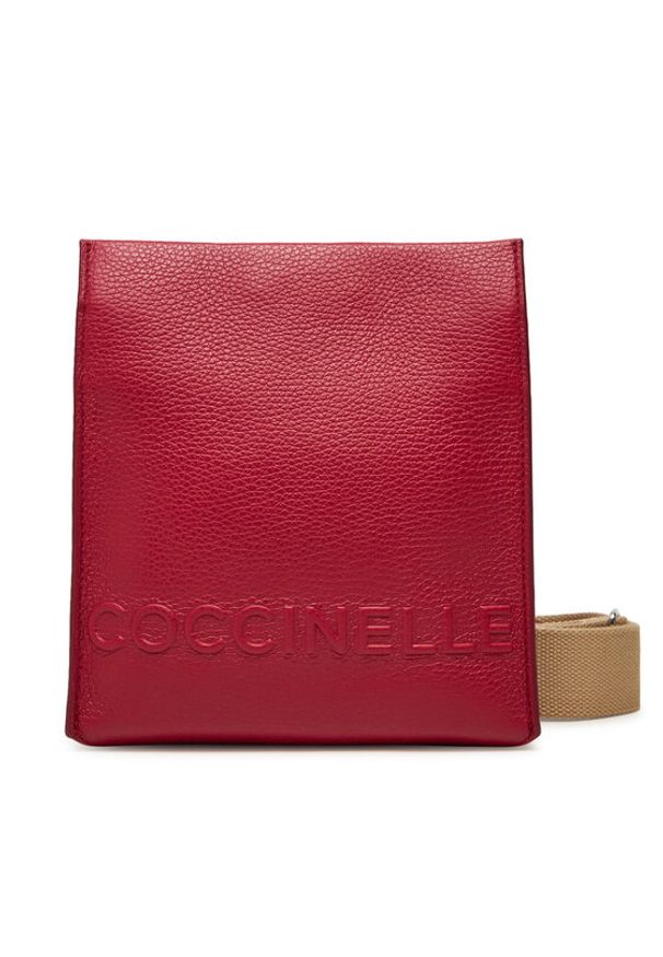 Coccinelle Torebka E1 QBB 15 01 01 Bordowy. Kolor: czerwony. Materiał: skórzane