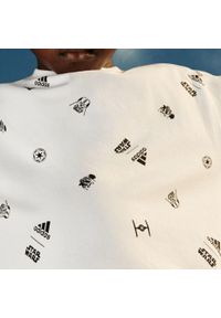 Koszulka fitness dla dzieci Adidas x Star Wars Z.N.E. Kids. Kolor: czarny, biały, wielokolorowy. Materiał: bawełna. Wzór: motyw z bajki. Sport: fitness