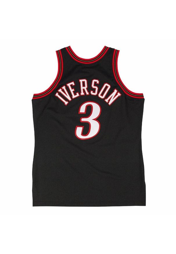 Mitchell & Ness - Koszulka NBA Philadelphia 76ers Allen Iverson. Kolor: czarny. Sport: koszykówka