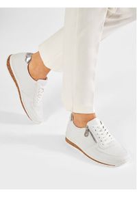 Rieker Sneakersy N5127-80 Biały. Kolor: biały. Materiał: skóra #10