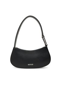Hugo - HUGO Torebka Terrah 50547061 Czarny. Kolor: czarny. Materiał: skórzane