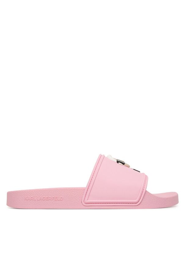 Karl Lagerfeld - KARL LAGERFELD Klapki KL80905C Różowy. Kolor: różowy. Materiał: syntetyk
