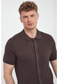 Polo męskie zapinane Tristao JOOP!. Typ kołnierza: polo #1