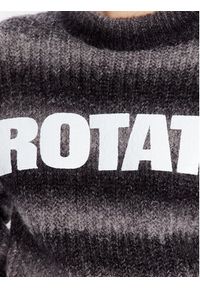ROTATE Sweter Mohair Knit RT2404 Szary Regular Fit. Kolor: szary. Materiał: syntetyk