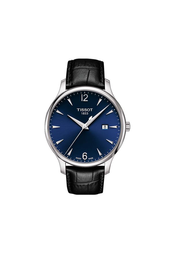 TISSOT RABAT Tradition T063.610.16.047.00. Rodzaj zegarka: analogowe. Materiał: skóra, materiał. Styl: klasyczny, elegancki, vintage