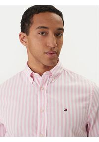 TOMMY HILFIGER - Tommy Hilfiger Koszula MW0MW42440 Różowy Regular Fit. Kolor: różowy. Materiał: bawełna #2