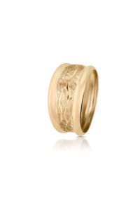 W.KRUK Pierścionek Złoty - złoto 585 - ZRH/PZ121. Materiał: złote. Kolor: złoty. Wzór: aplikacja #1