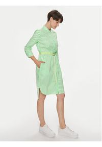 JOOP! Sukienka koszulowa 30042008 Zielony Regular Fit. Kolor: zielony. Materiał: bawełna. Typ sukienki: koszulowe #3