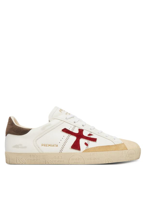 Sneakersy Premiata. Kolor: biały
