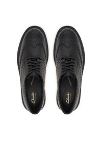Clarks Oxfordy Orinoco3 Derby 26183170 Czarny. Kolor: czarny. Materiał: skóra #4