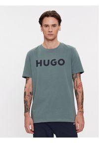 Hugo T-Shirt Dulivio 50467556 Zielony Regular Fit. Kolor: zielony. Materiał: bawełna #1