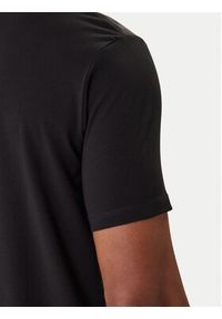 Karl Lagerfeld - KARL LAGERFELD T-Shirt 755030 561221 Czarny Regular Fit. Typ kołnierza: dekolt w karo. Kolor: czarny. Materiał: bawełna #4