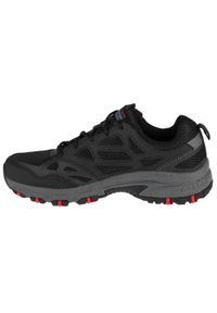 skechers - Buty trekkingowe męskie Skechers Hillcrest. Zapięcie: sznurówki. Kolor: czarny. Materiał: materiał, skóra. Szerokość cholewki: normalna. Sport: turystyka piesza