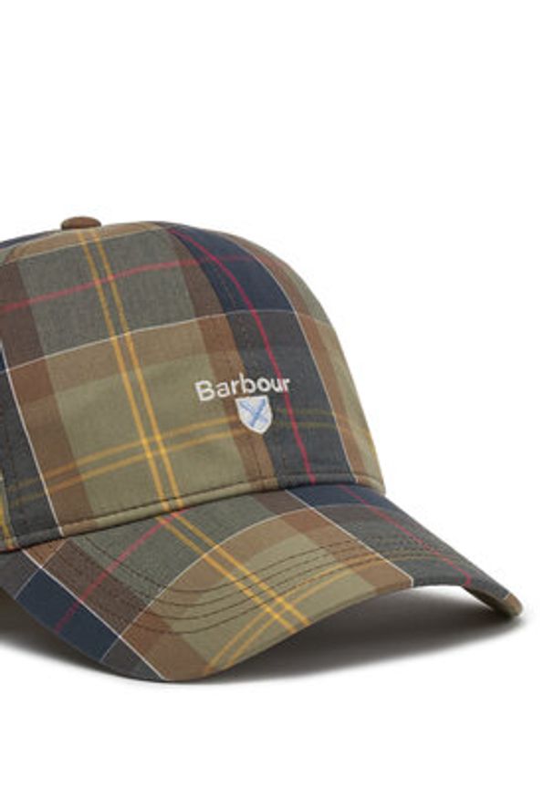 Barbour Czapka z daszkiem Tartan MHA0617TN11 Zielony. Kolor: zielony. Materiał: bawełna