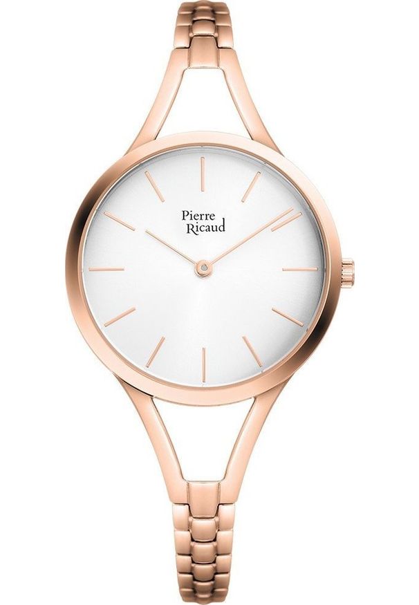 Zegarek Pierre Ricaud Zegarek damski Pierre Ricaud P22094.9113Q różowe złoto. Kolor: złoty, wielokolorowy, różowy