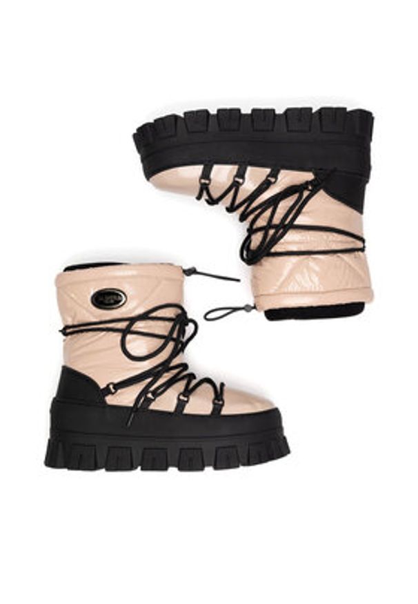 Badura Śniegowce WFA3451-1 Beżowy. Kolor: beżowy. Materiał: materiał