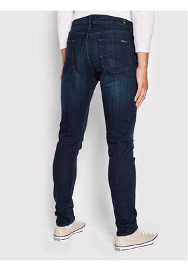 7 FOR ALL MANKIND - 7 For All Mankind Jeansy Luxe Performance Plus JSMXA230IP Granatowy Slim Fit. Kolor: niebieski