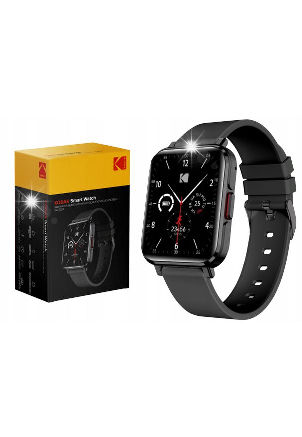 NoName - Smartwatch Zegarek Smartwatch Kodak SW-7204 IP68 GPS Tętno Saturacja 10 dni Czuwania. Rodzaj zegarka: smartwatch
