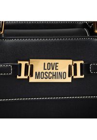 Love Moschino - LOVE MOSCHINO Torebka JC4237PP0DKB0000 Czarny. Kolor: czarny. Materiał: skórzane
