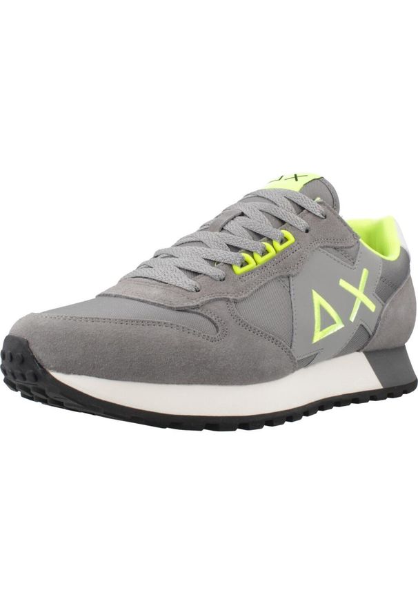 Buty SUN68 JAKI FLUO Szary. Kolor: szary. Materiał: tkanina, skóra. Sport: turystyka piesza
