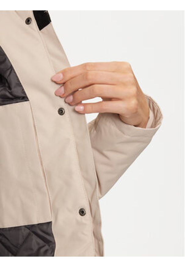 Whistler Parka Mullie W W-PRO 10000 W214099 Beżowy Regular Fit. Kolor: beżowy. Materiał: syntetyk