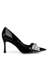 Eva Minge Czółenka SARA-V1278-388-2 Czarny. Kolor: czarny. Materiał: lakier, skóra #1